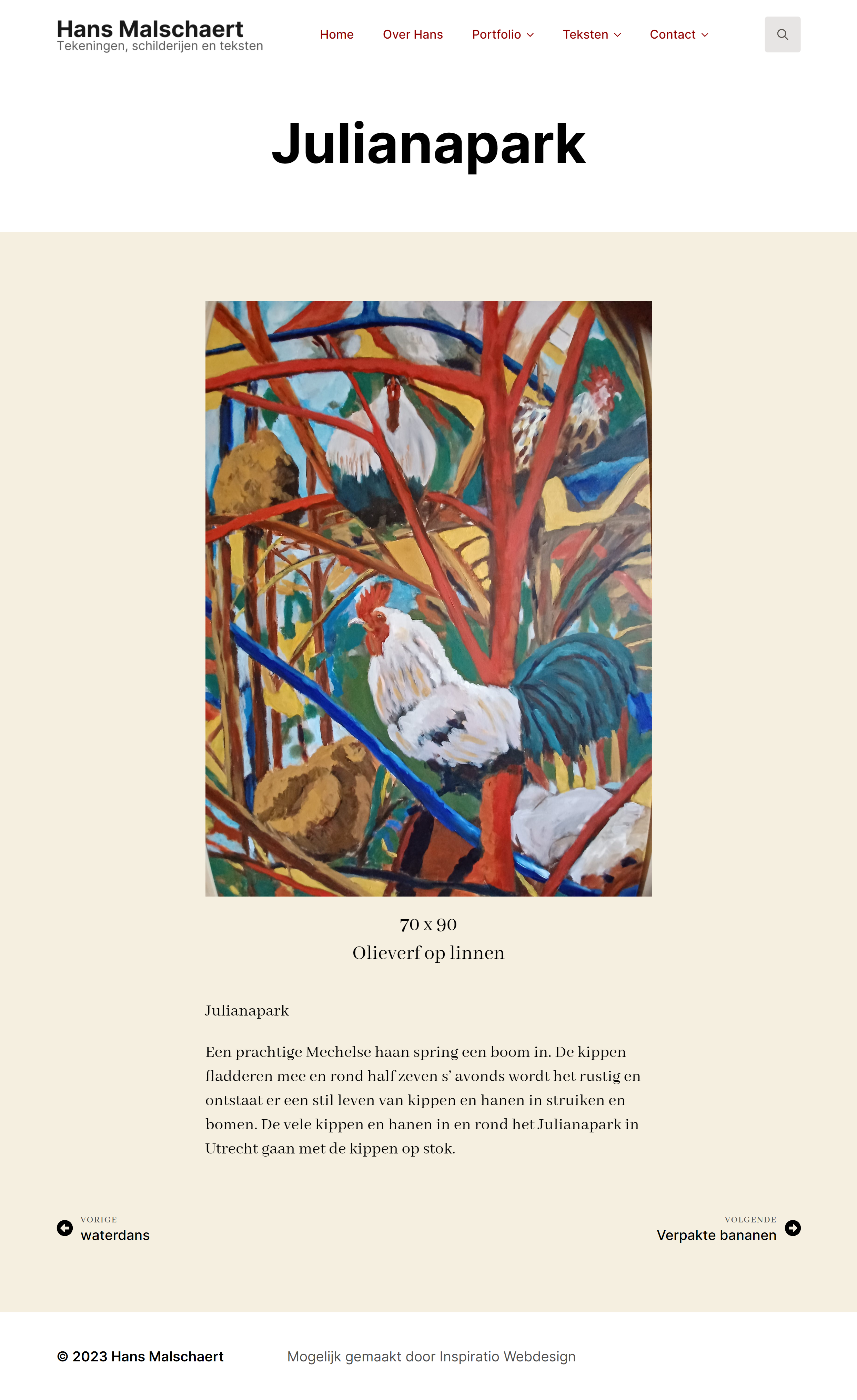 Hans Malschaert full screenshot